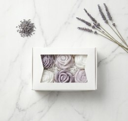 Dekoracyjne mydełka kwiaty - Lawenda- handmade, prezent, podziękowanie