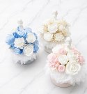 Flowerbox komunia chrzest różowy| mydlany | zapach jaśmin magnolia |M
