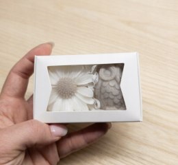 Mydełka Glicerynowe Sowa i Stokrotka Dark Flower Upominek