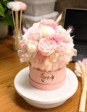 Piękny Bukiet mydlany Flower Box z mydełek prezent dla niej urodziny Duży