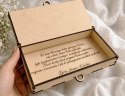 Pudełko na pieniądze ślubne personalizowane prezent ślub rękodzieło